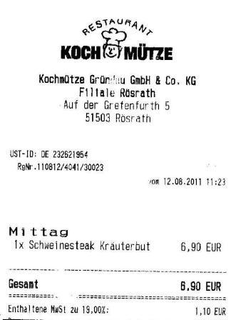 gtle Hffner Kochmtze Restaurant